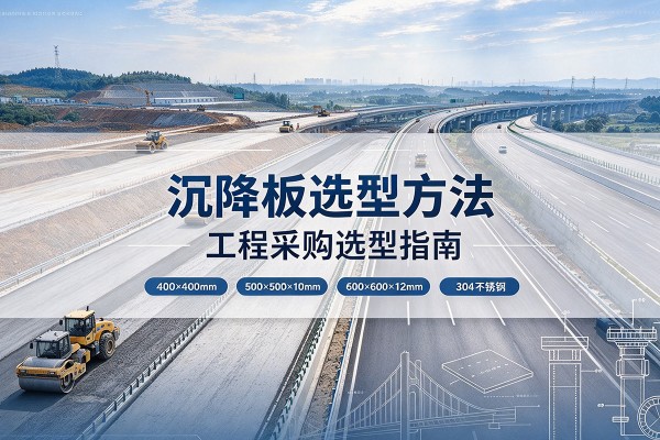 鹿寨沉降板选择方法