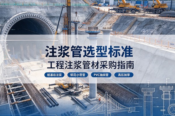 鹿寨注浆管选型标准