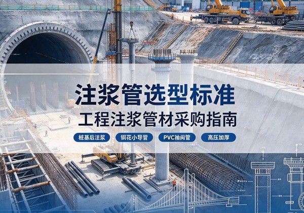 鹿寨注浆管选型标准